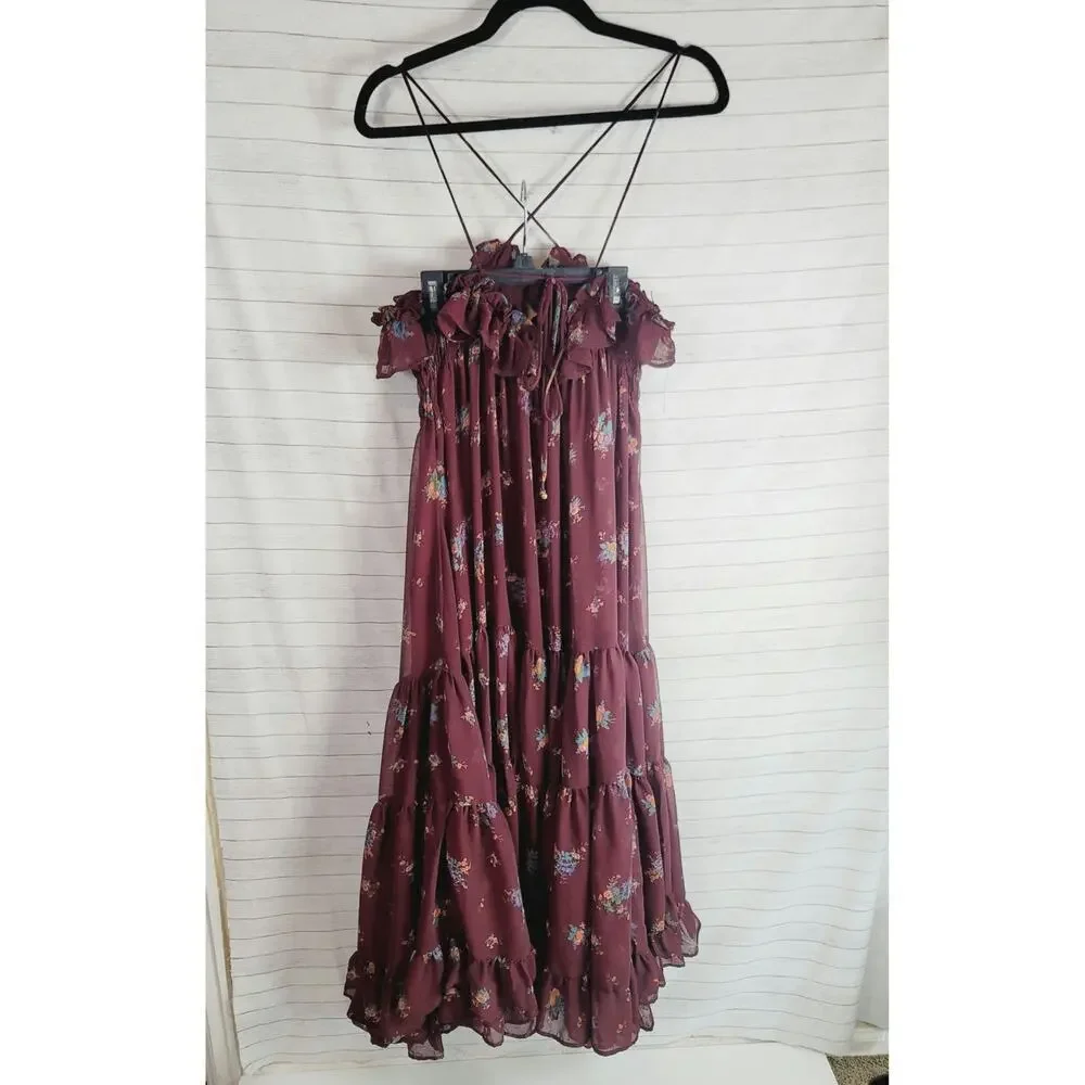 Free People Cloud Nine Maxi Dress, sz Small